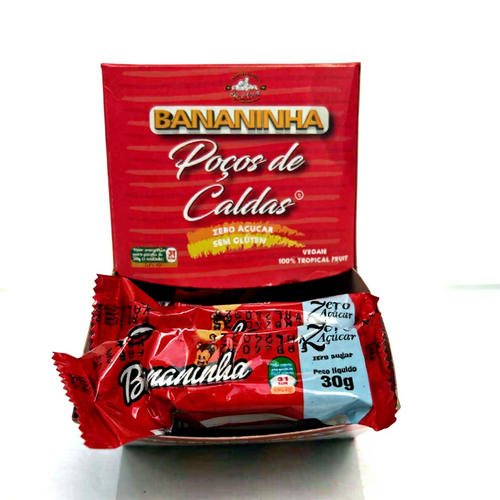 Bananinha Zero Açucar Poços de Caldas (Caixa 24 unidade de  30g)