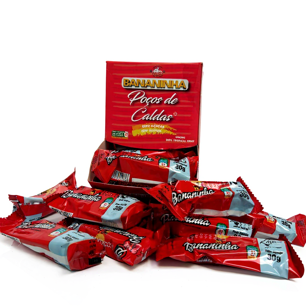 Bananinha Zero Açucar Poços de Caldas (Caixa 24 unidade de  30g)