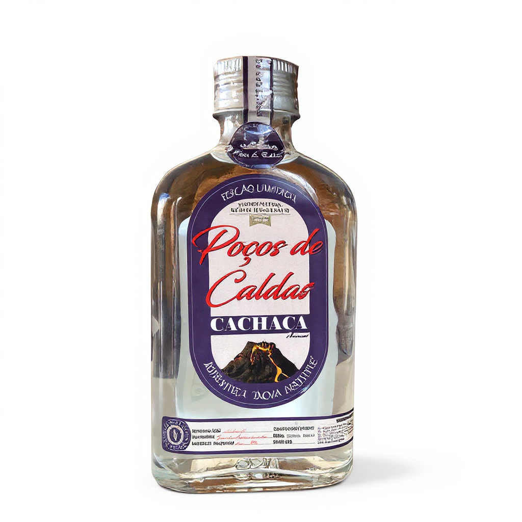 Cachaça Artesanal Poços de Caldas 220ml Prata