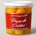 Doce de Pêssego em Calda Poços de Caldas, balde 4,5Kg ou lata 5,0Kg