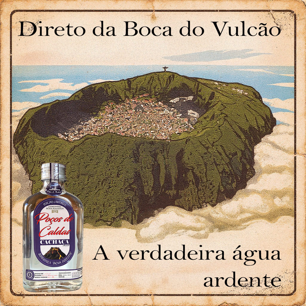 Cachaça Artesanal Poços de Caldas 220ml Prata