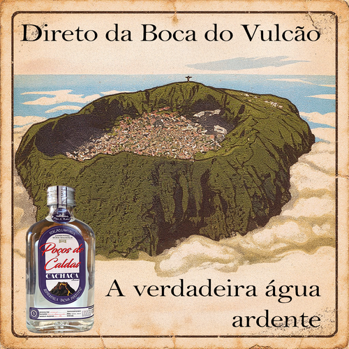 Cachaça Artesanal Poços de Caldas 220ml Prata