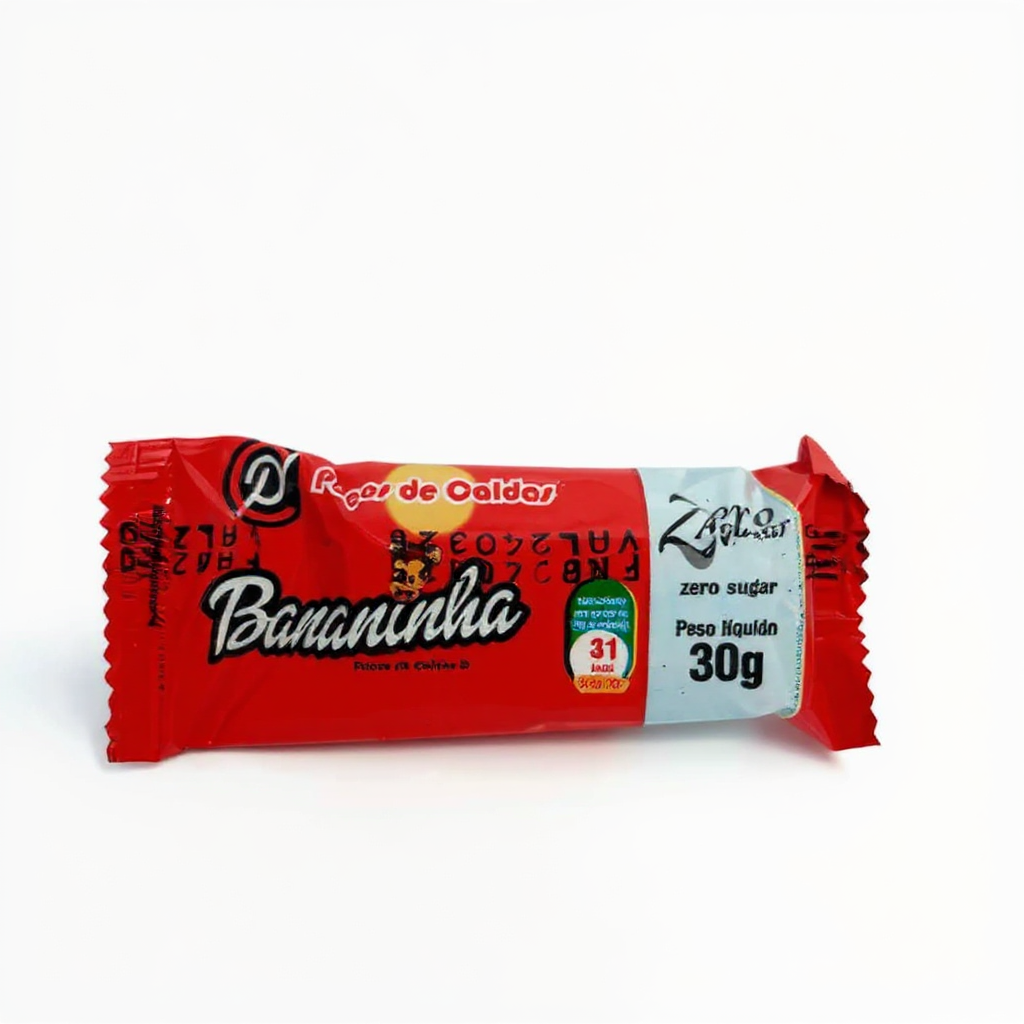 Bananinha Zero Açucar Poços de Caldas (Caixa 24 unidade de  30g)