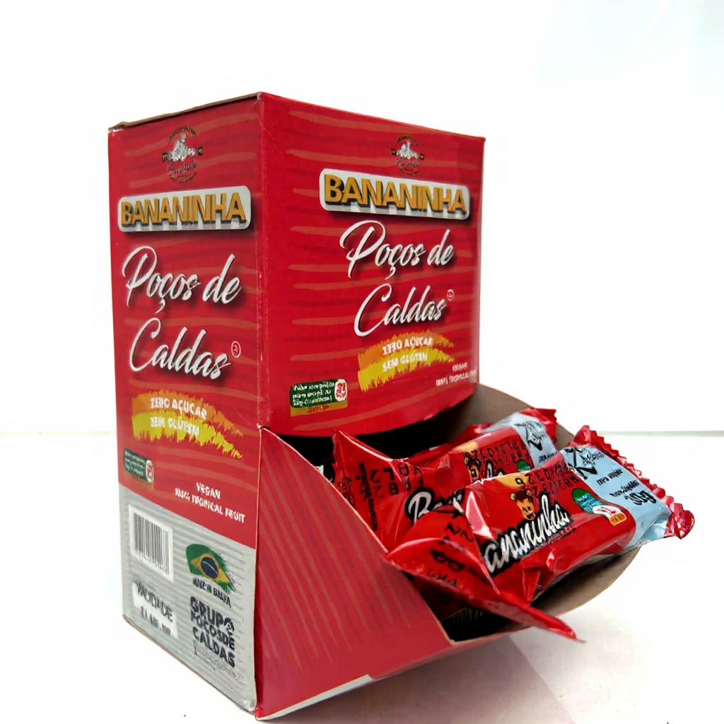 Bananinha Zero Açucar Poços de Caldas (Caixa 24 unidade de  30g)